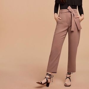 Aritzia tie front, Jallade pants. BNWT